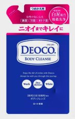 ROHTO Deoco Medicated Body Cleanse - sprchový gel proti vůni stárnutí refill
