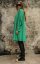 Green silk dress by BALENCIAGA