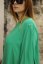 Green silk dress by BALENCIAGA
